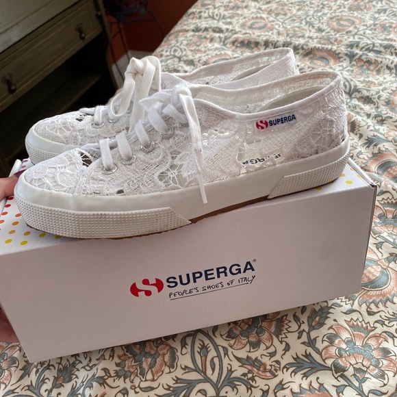 superga macrame sneakers